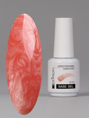 Набор базовых гелей Affection Тон 706H Sofiprofi CAMOUFLAGE BASE GEL, 15 мл